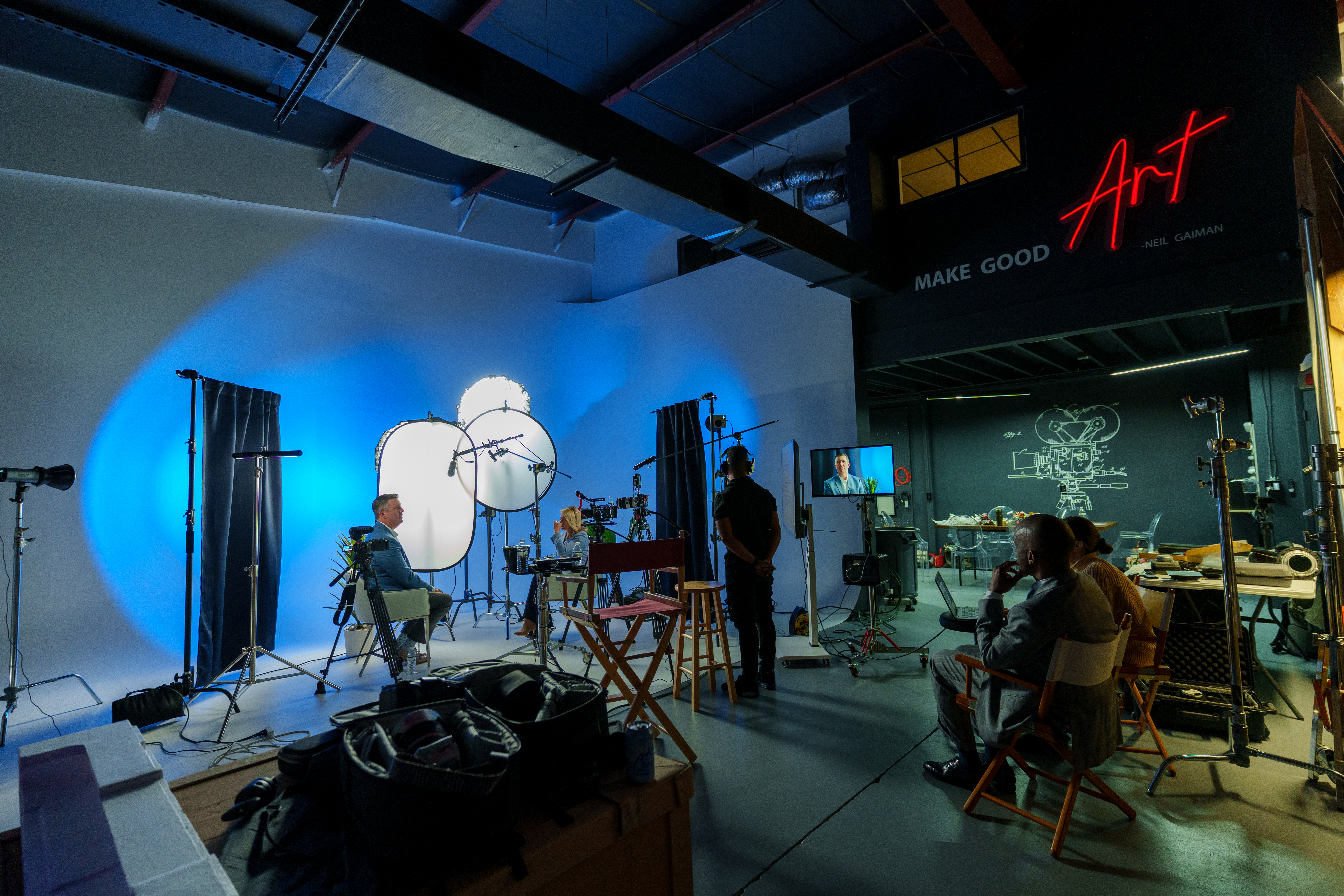 BTS camera setup